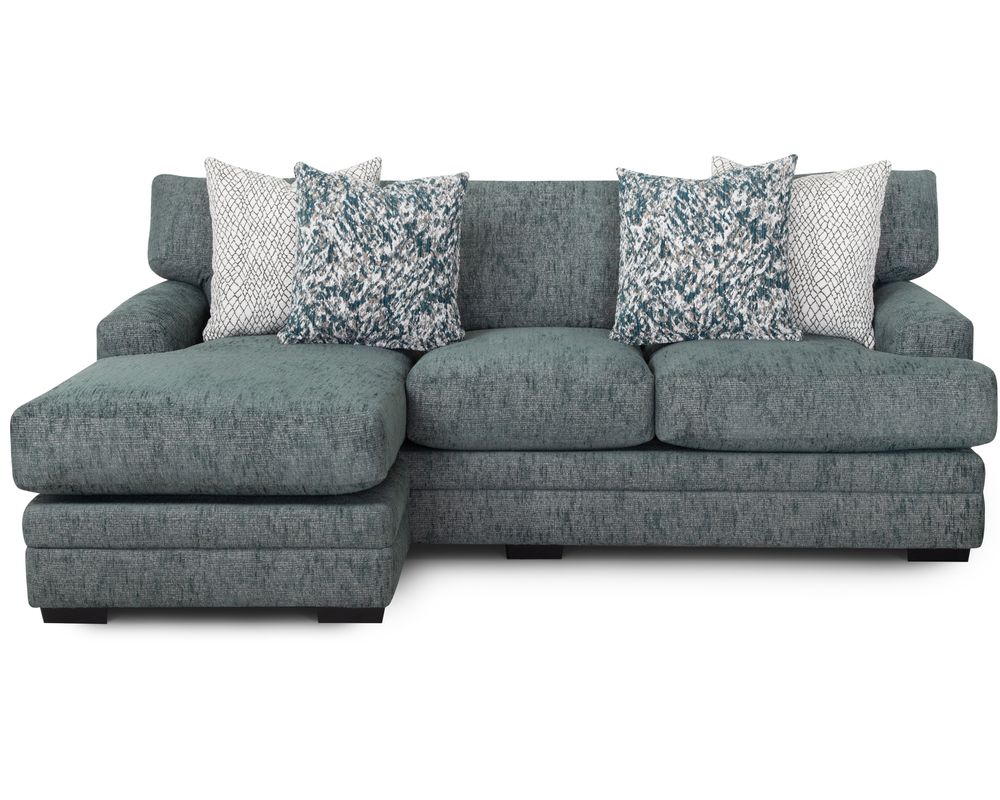 Emerald 960 Sofa with Reversible Chaise (99") includes pillows