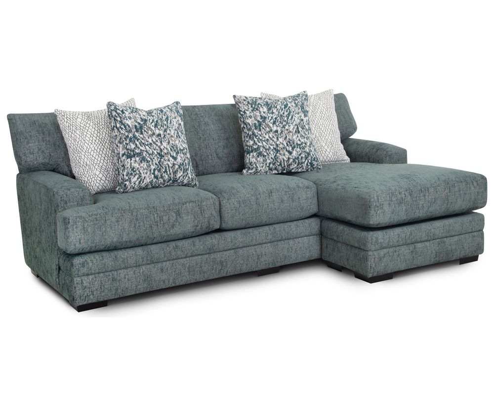 Emerald 960 Sofa with Reversible Chaise (99") includes pillows