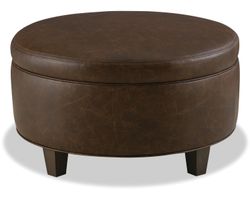 Cosmopolitan 050600 Leather Oval Ottoman (+40 leathers)
