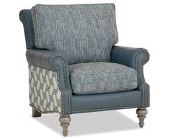 Wendover LF0282 Accent Chair (leather and fabric)