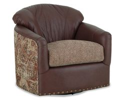 Dillon LF0403 Leather Fabric Swivel Chair