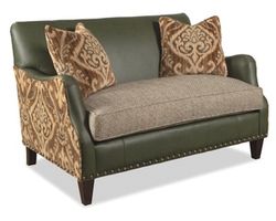 Zayden LF0503 Leather and Fabric Settee