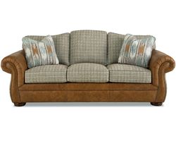 Grandover LF2685 Leather and Fabric Sofa (92")