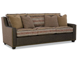 Lincoln LF7029 Leather and Fabric Sofa (93&quot;)
