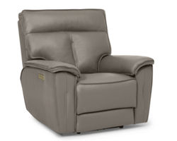 Oakley Leather Wallhugger Power Recliner w/Power Headrest &amp; Lumbar (In Stock)