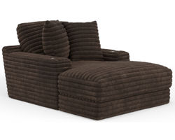 Comfrey 3045 Chaise Lounge in Chocolate (In stock)