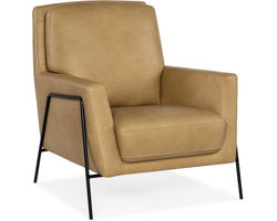 Amette Metal Frame Club Chair Sand (In stock)