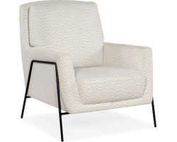 Amette Metal Frame Club Chair White (In stock)