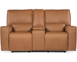Miles Zero Gravity Power Headrest Power Reclining Console Loveseat - in stock