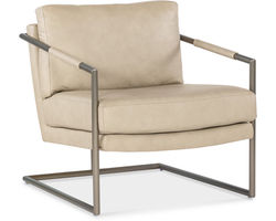 Moody Metal Leather Chair (In stock)