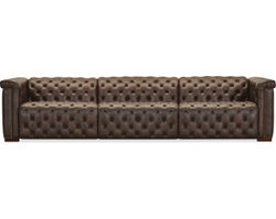 Savion Deux 3 Seat Sofa with Two Power Recliners and Three Power Headrests (089) In stock