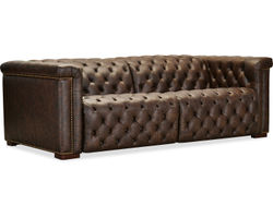 Savion Deux Two Cushion Power Headrest Power Reclining Sofa 089 (In stock)