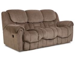 Fallon 90&quot; Double Reclining Sofa Brown (In stock)