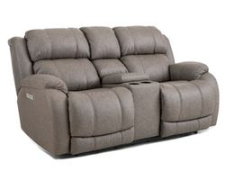 Charleston 80&quot; Triple Power Reclining Console Loveseat (In stock)