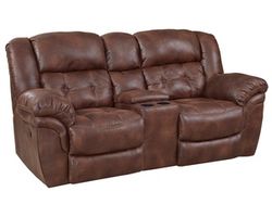 Haven 81&quot; Reclining Console Loveseat Espress (In stock)