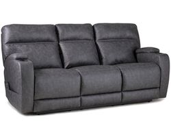 Jett 84&quot; Triple Power Reclining Sofa Grey (In stock)