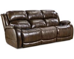Montana 91&quot; Triple Power Reclining Leather Sofa (In stock)
