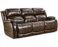 Montana 91" Triple Power Reclining Leather Sofa (In stock)