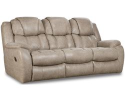 Rayna 88&quot; Double Reclining Sofa Tan (In stock)