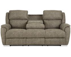Laurel 88&quot; Double Reclining Sofa Tan (In stock)