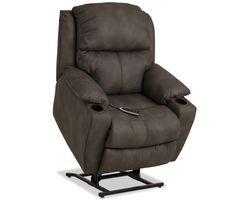 Timber Zero Gravity Power Lift Reclining Chair (Performance Fabric Brown) - In stock