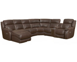 Sawyer Seven Piece Power Reclining Chaise Sectional (In stock) 158&quot; x 116&quot;