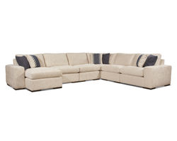 Memphis Stationary Chaise Sectional (+69 fabrics)