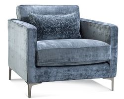 Lenox Accent Chair Metal Legs (+69 fabrics)