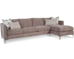 Lenox Chaise Sectional (Metal leg) +69 fabrics