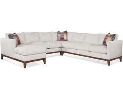 Nolan Four Piece Chaise Sectional (+69 fabrics)