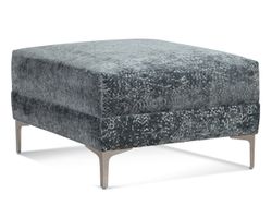 Alexa 30" Square Cocktail Ottoman with Metal Legs (+69 fabrics)