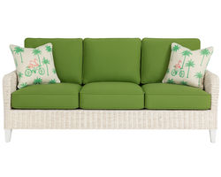 Gibraltar 75" Rattan Sofa (+28 finishes - 69 fabrics)