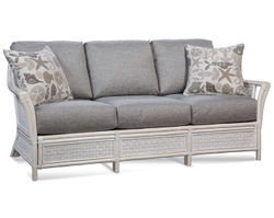 Boca 78" Rattan Sofa Grey (+28 finishes +69 fabrics)