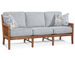 Pine Isle 76" Rattan Sofa  (+28 finishes +69 fabrics)