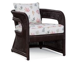 Bentley Rattan Accent Chair (+28 finishes +69 fabrics)