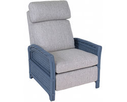 🌊 South Shore High Leg Rattan Recliner (+28 finishes +69 fabrics)