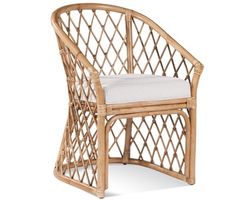 Kent Rattan Accent Chair (+28 finishes +69 fabrics)