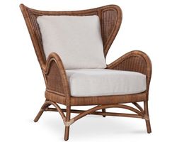 Aurora Rattan Accent Chair (+28 finishes +69 fabrics)