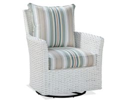 Lanai Breeze Rattan Swivel Chair (+28 finishes +69 fabrics)
