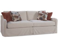 Pandora 91&quot; Slipcover Sofa Tan (+69 fabrics)