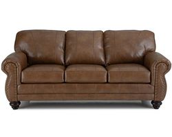 Noble Leather Sofa (+3 leathers) 83&quot;