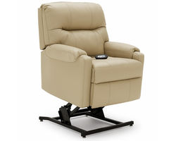 JoJo Dual Motor Power Lift Leather Recliner (+36 leathers - 325 pounds) petite size