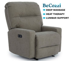 Kenley BeCozzi Triple Power Recliner w/Heat & Massage (+100 fabrics)