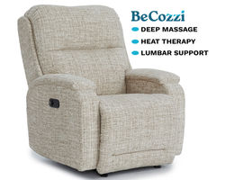 Maverly BeCozzi Triple Power Recliner w/Heat & Massage (+100 fabrics)