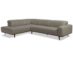 Scacco C293 Stationary Leather Sectional (+55 leathers)
