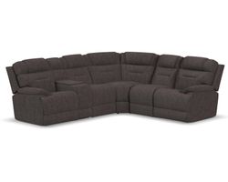 Zofa Zecliner Power Sleep Modular Sectional with Power Headrest, Lumbar, Heat, & Massage