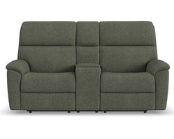 Porter 2865 Triple Power 74&quot; Reclining Console Loveseat (+90 fabrics)