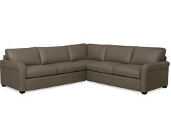 Madison 77656 Roll Arm Sectional (+100 leathers)