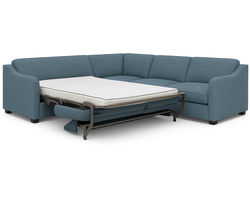 Madison 77669 Modern English Sleeper Sectional (+50 fabrics)