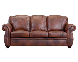 Arizona 89" All Leather Sofa